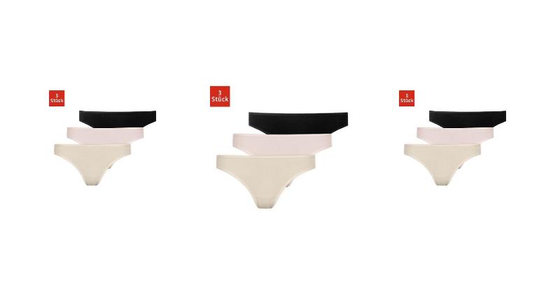 Preisvergleich: SNOCKS Tanga Unterwäsche Damen String Unterhosen
